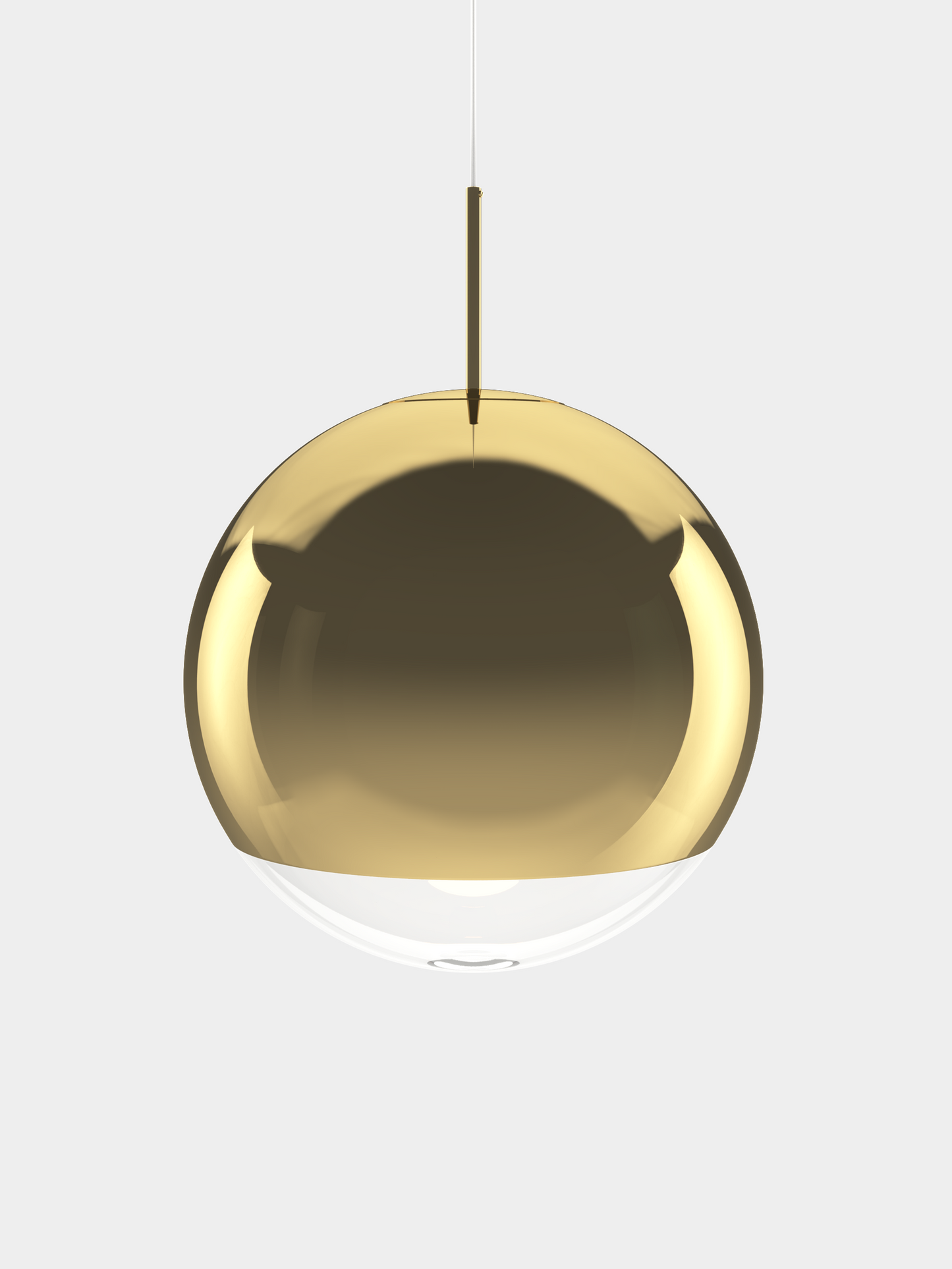 Mirror Ball Pendant 50cm Gold CB-CCC Bulb / Large / Gold