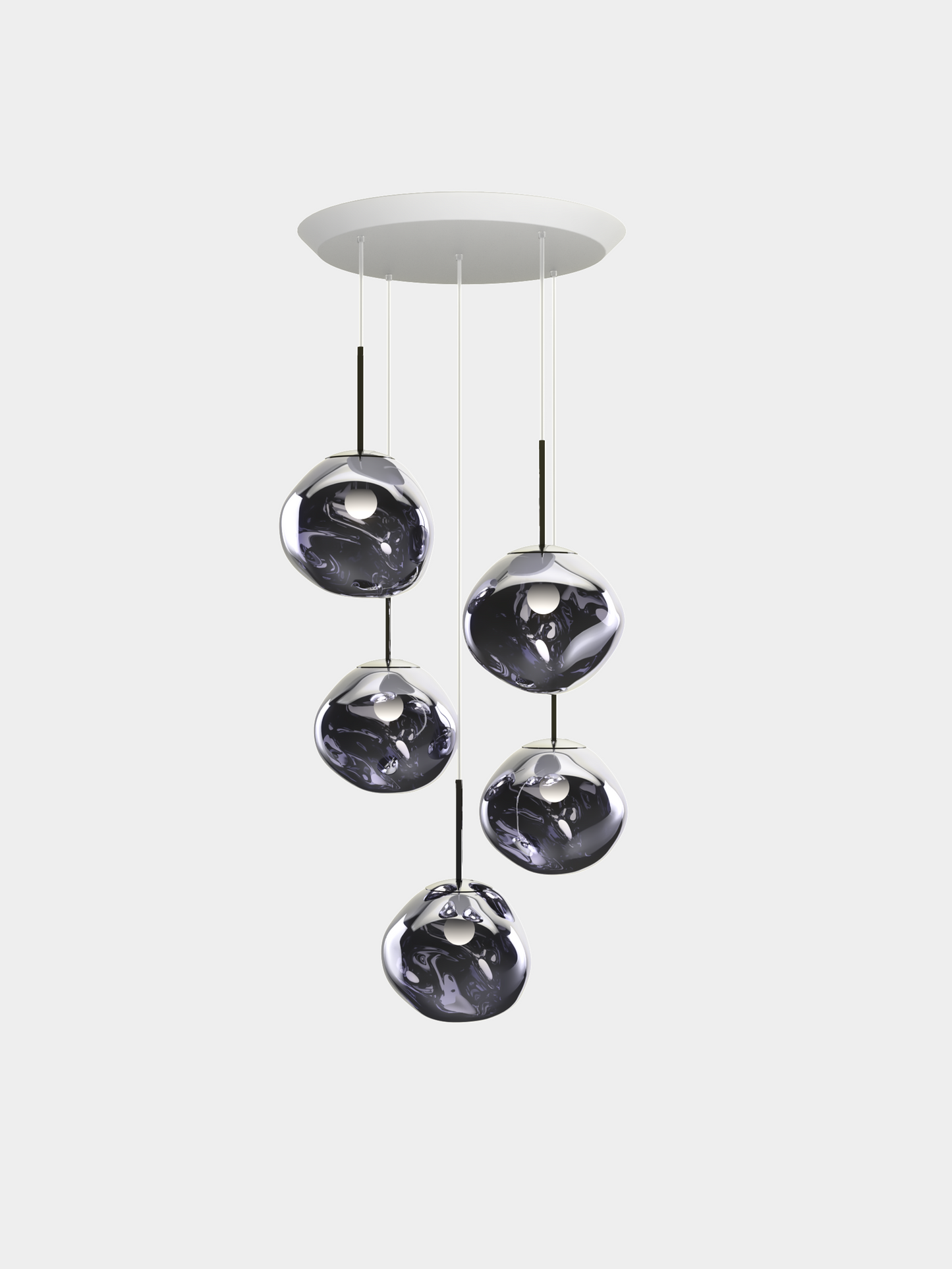 Melt Pendant System Mini Round Smoke EU Bulb / Mini-Round / Smoke