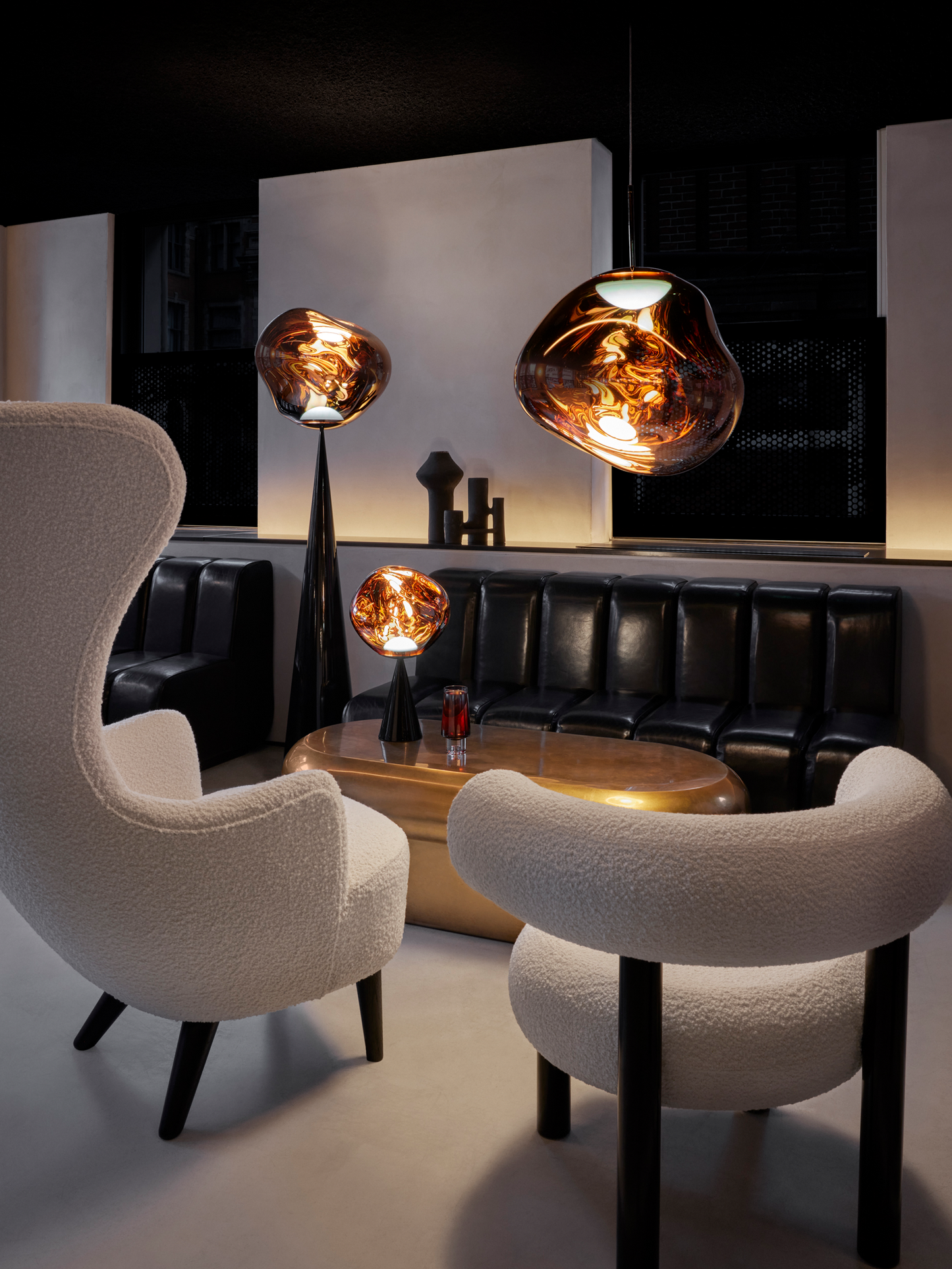 Melt Pendant Copper LED CB-CCC