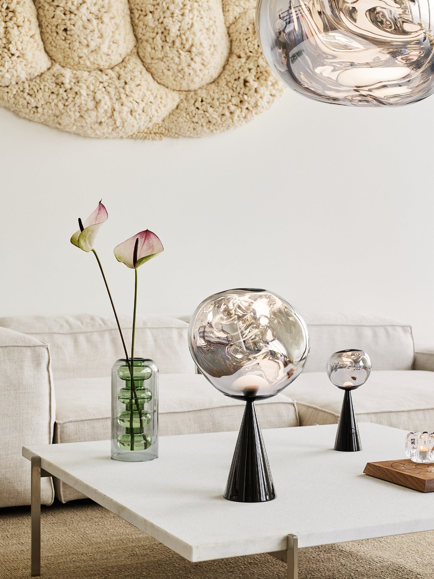 Melt Cone Fat Table Silver LED UN USA