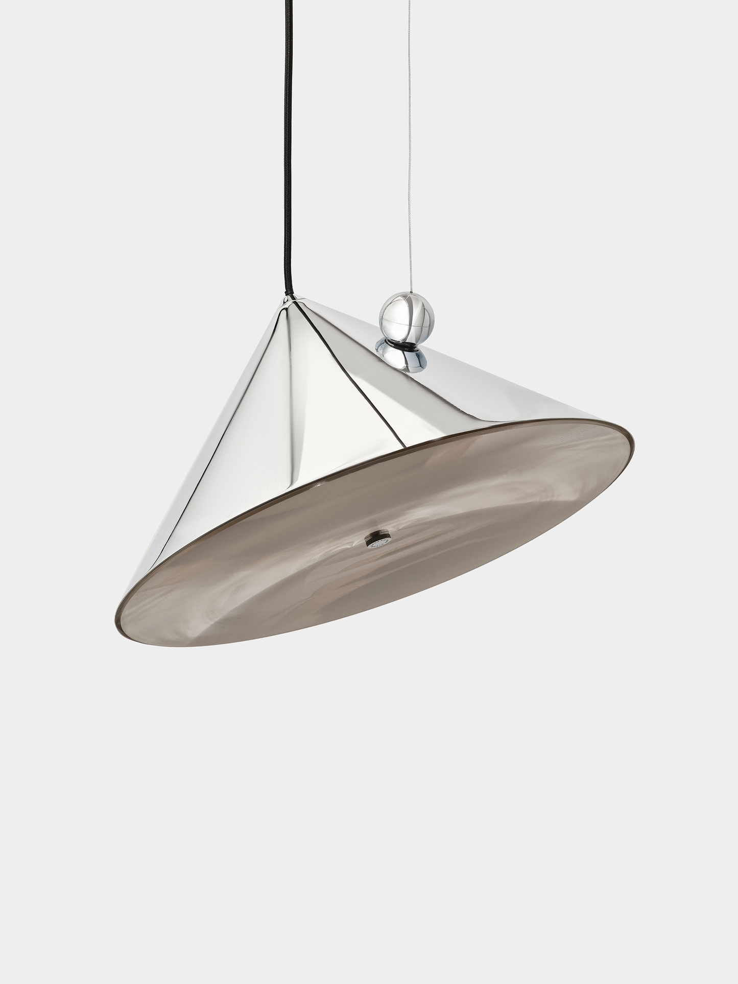 Pose Pendant 43cm Silver LED CB-CCC