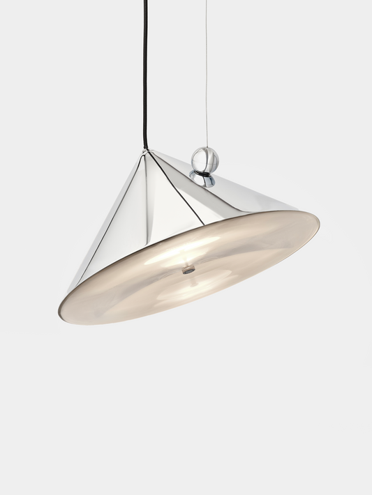 Pose Pendant 43cm Silver LED CB-CCC