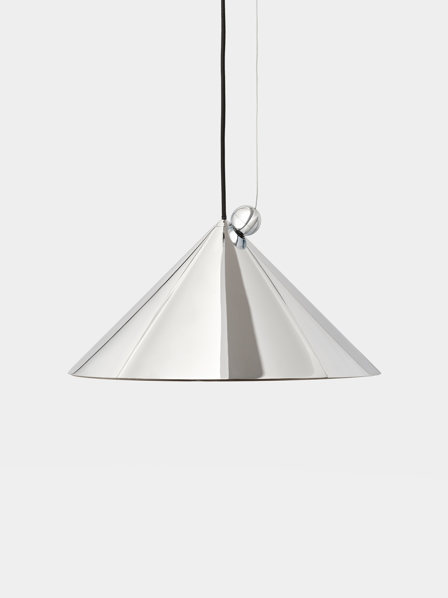 Pose Pendant 43cm Silver LED CB-CCC