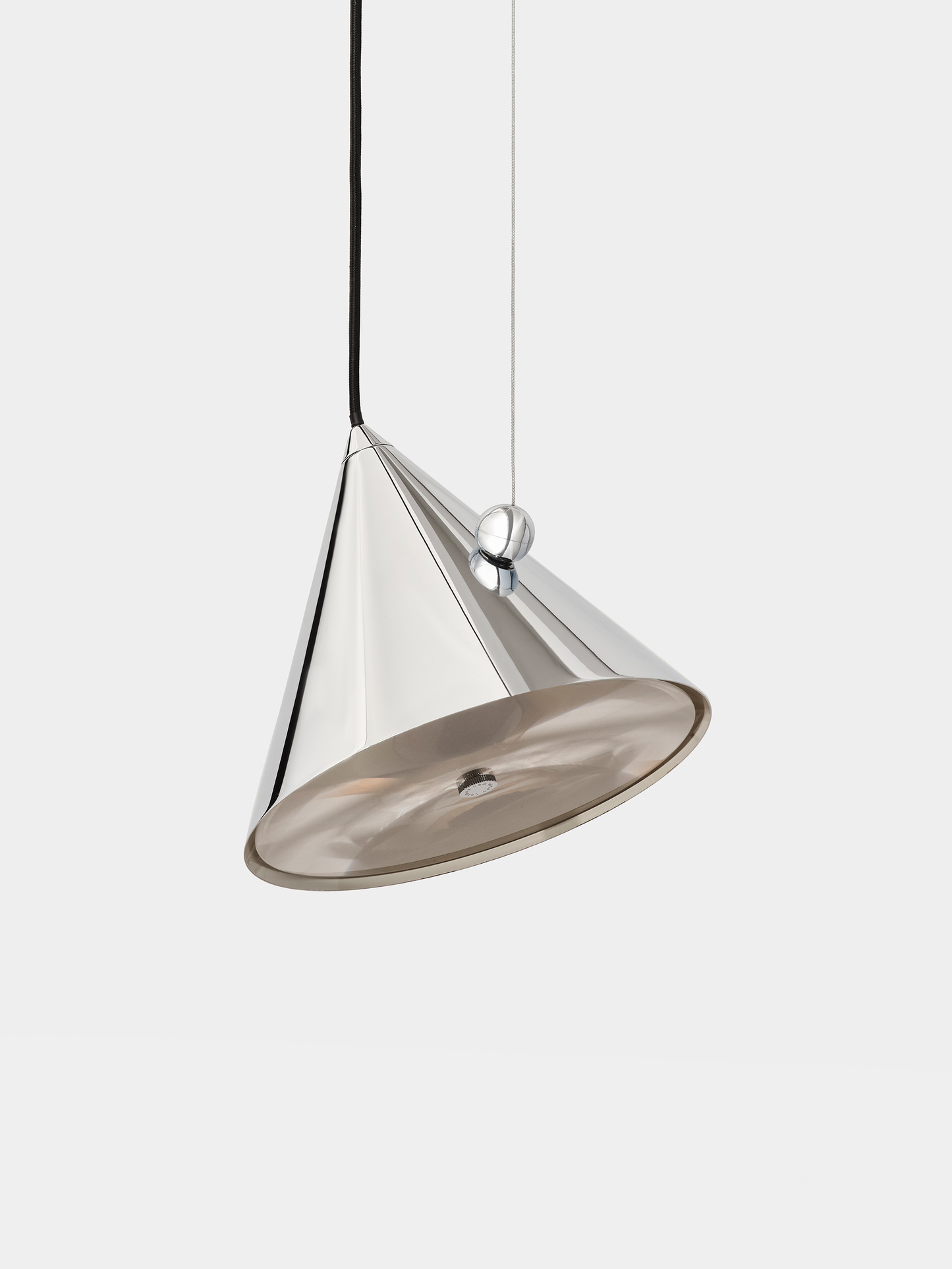Pose Pendant 25cm Silver LED CB-CCC