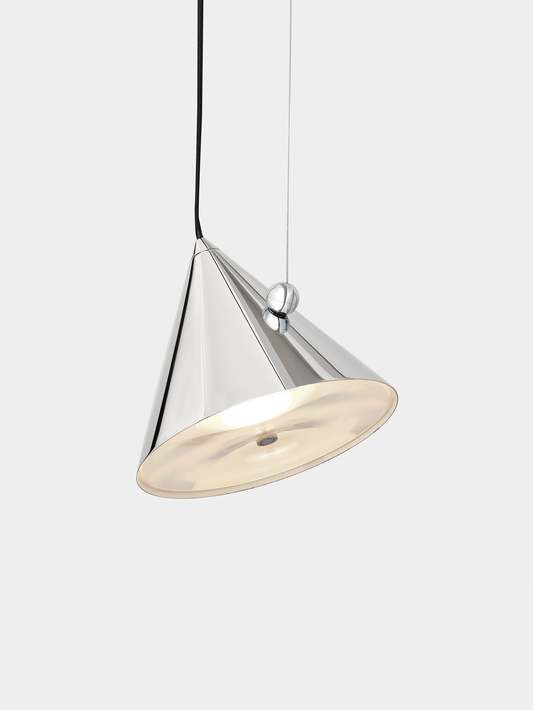 Pose Pendant 25cm Silver LED CB-CCC