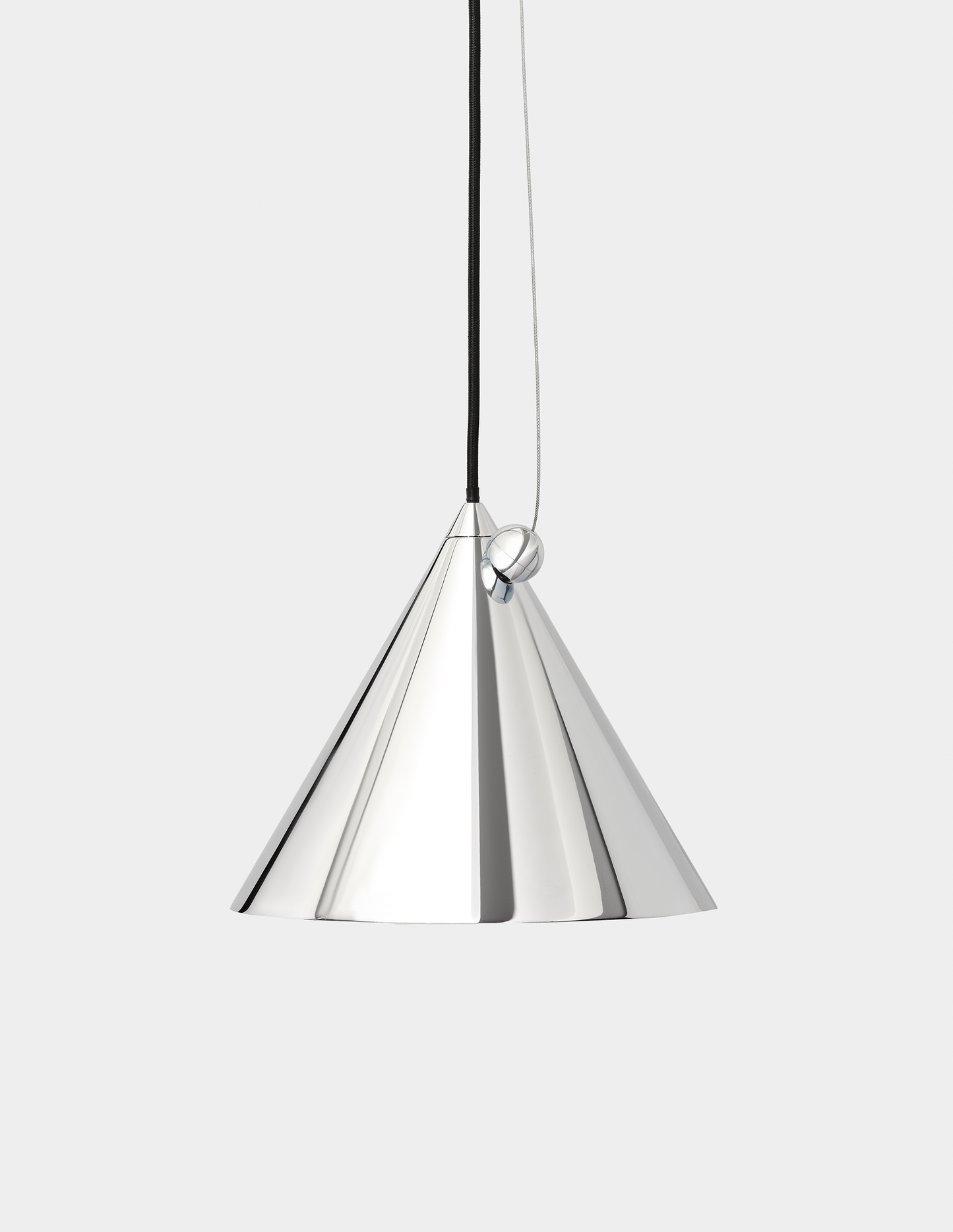 Pose Pendant 25cm Silver LED CB-CCC