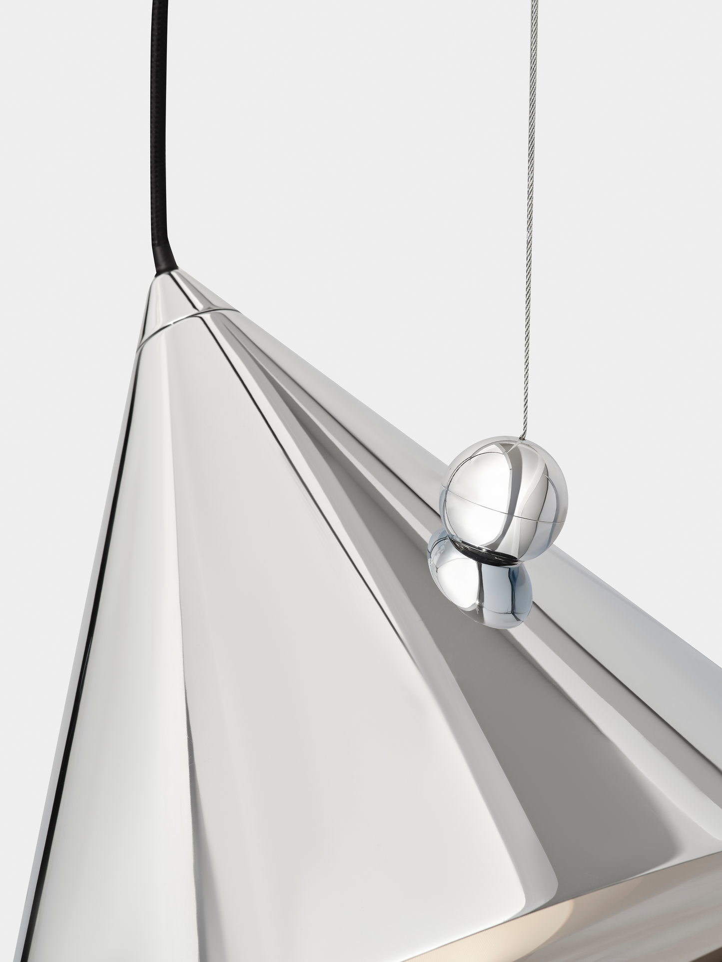 Pose Pendant 25cm Silver LED CB-CCC
