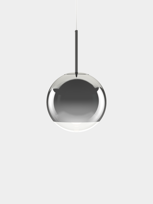 Mirror Ball Pendant 25cm Silver CB-CCC Bulb / Small / Silver