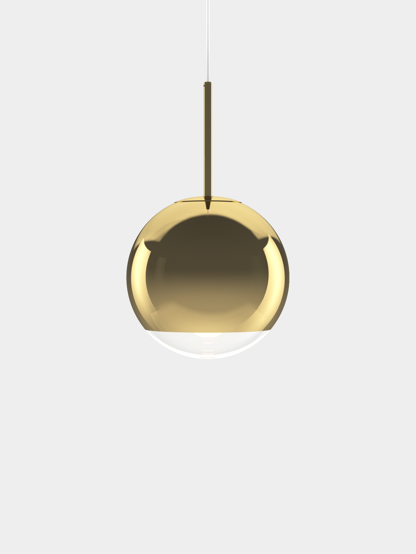 Mirror Ball Pendant 25cm Gold CB-CCC Bulb / Small / Gold