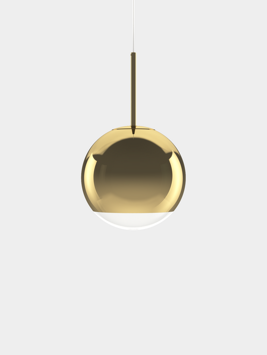 Mirror Ball Pendant 25cm Gold CB-CCC Bulb / Small / Gold