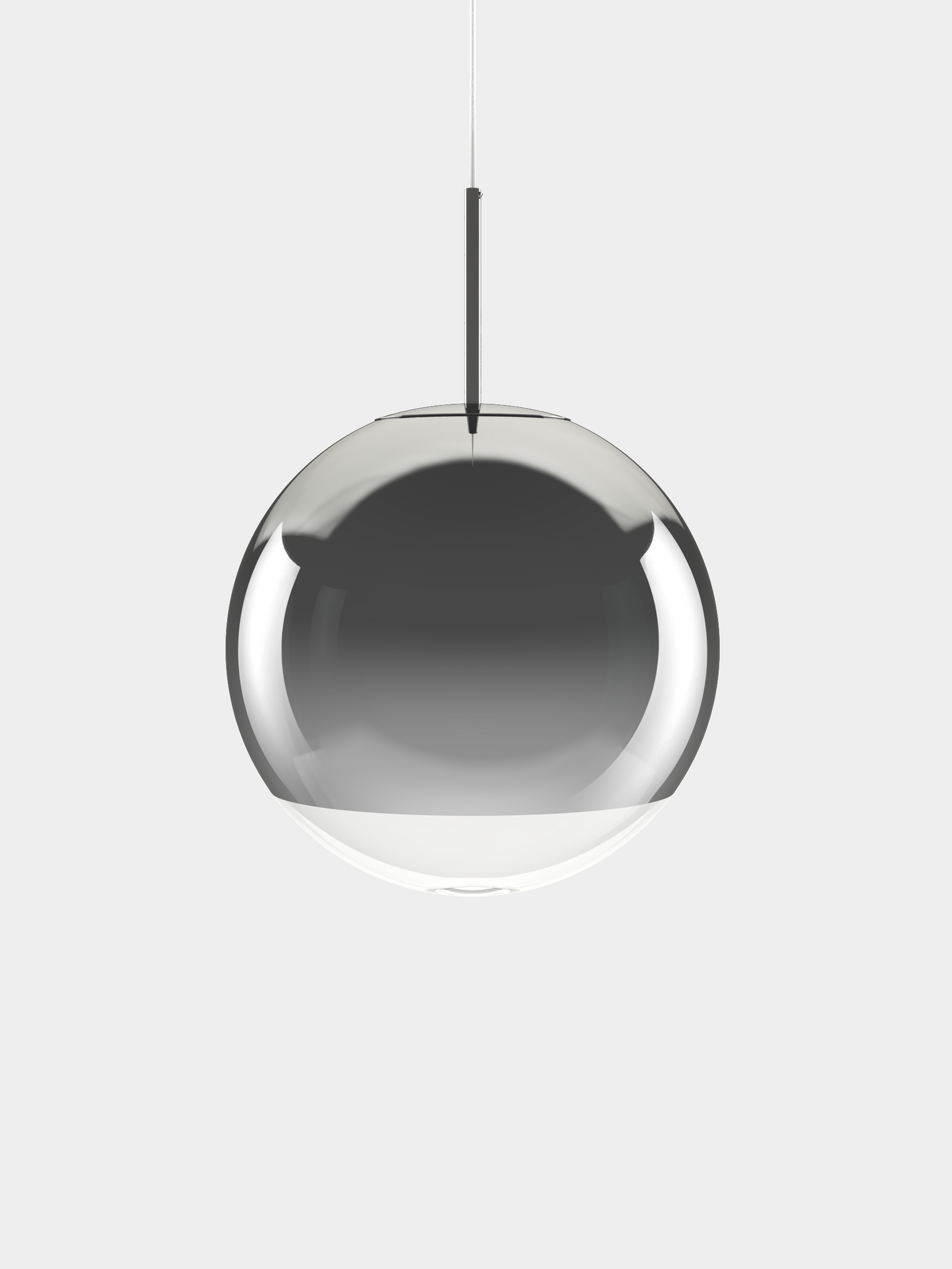 Mirror Ball Pendant 40cm Silver CB-CCC Bulb / Medium / Silver