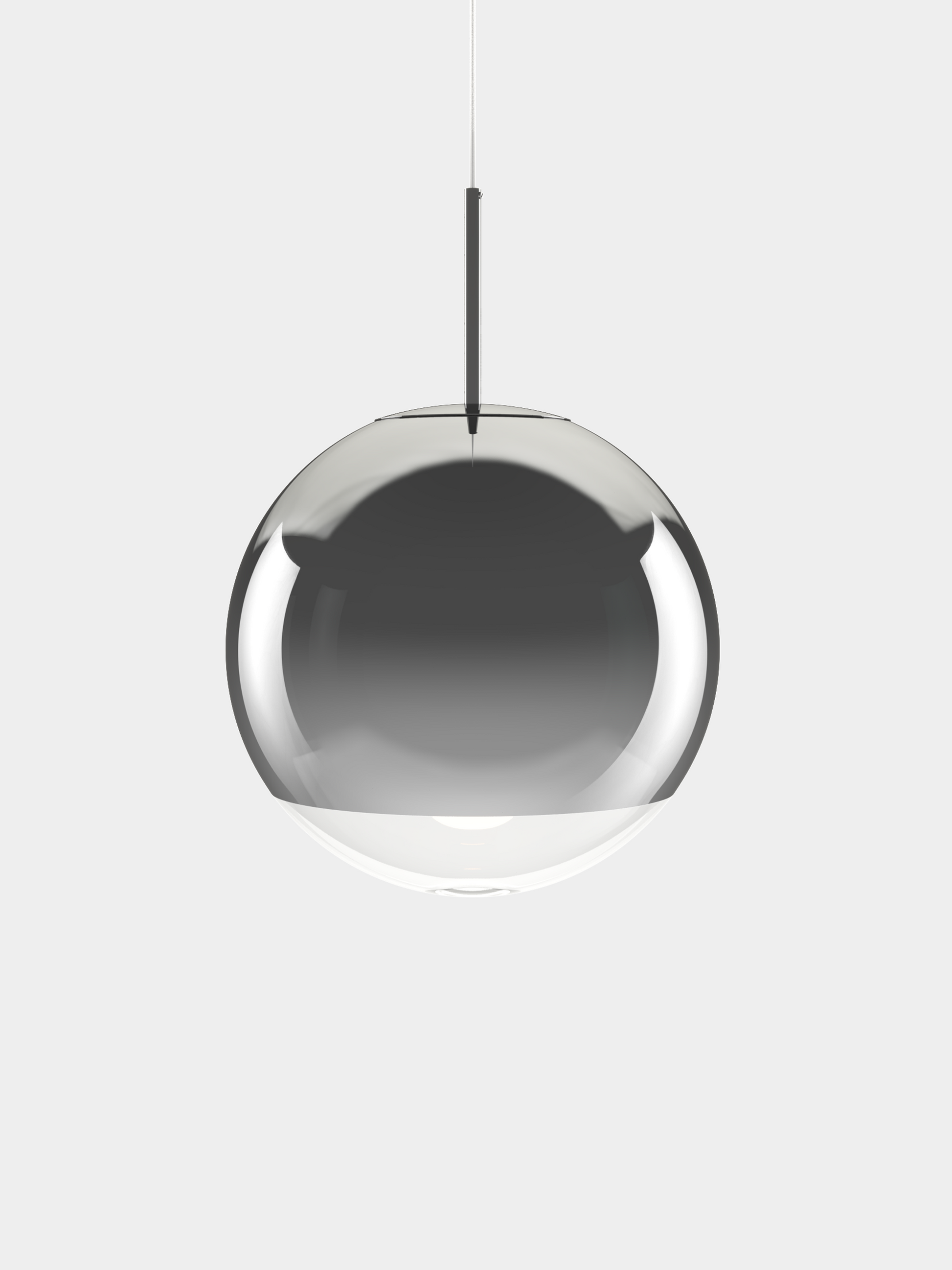 Mirror Ball Pendant 40cm Silver CB-CCC Bulb / Medium / Silver