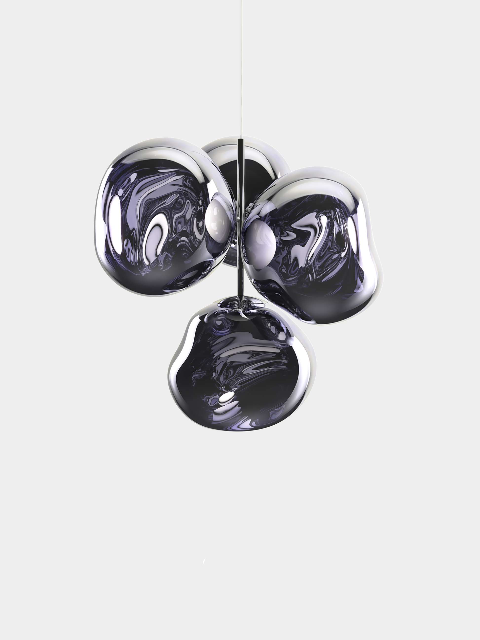 Melt Chandelier Small Smoke LED CB LED / Small / Smoke