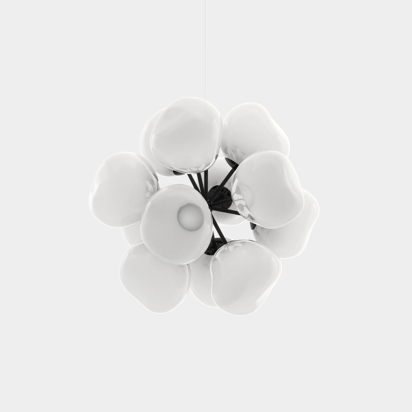 Melt Burst Chandelier Opal LED CB