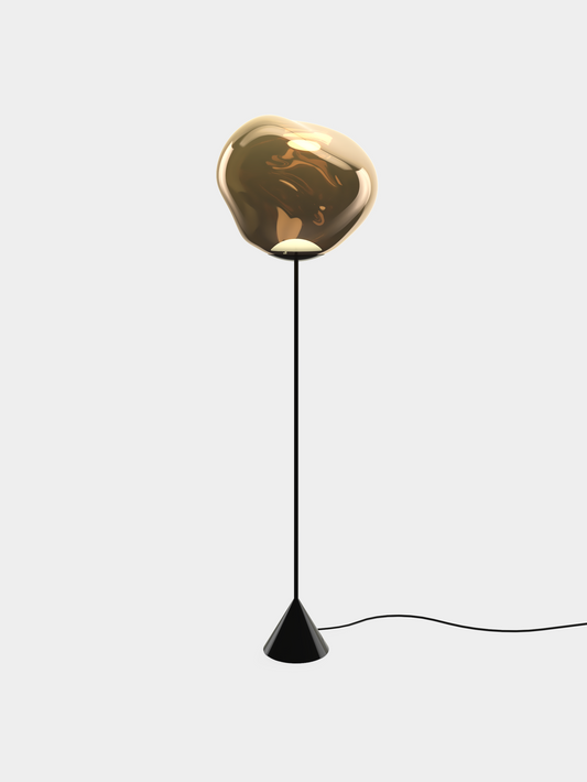 Melt Cone Slim Floor Bronze LED UN USA LED / Slim / Bronze