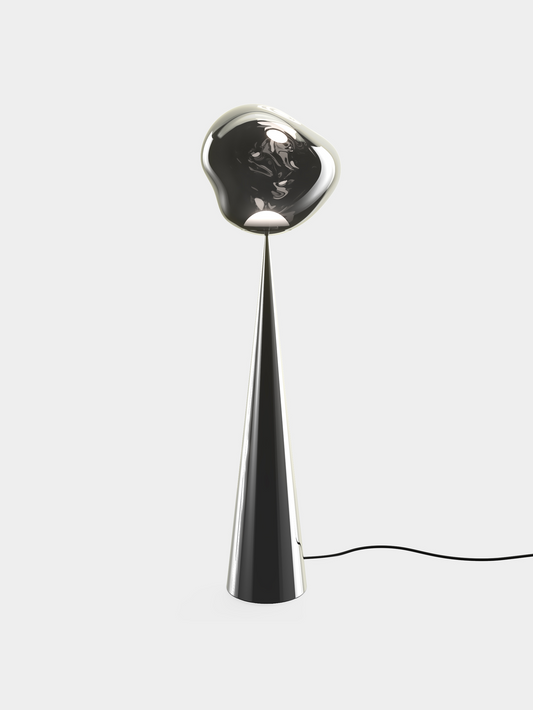 Melt Cone Fat Floor Silver/ Silver LED UN USA