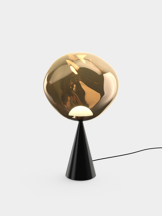 Melt Cone Fat Table Bronze LED UN USA LED / Bronze