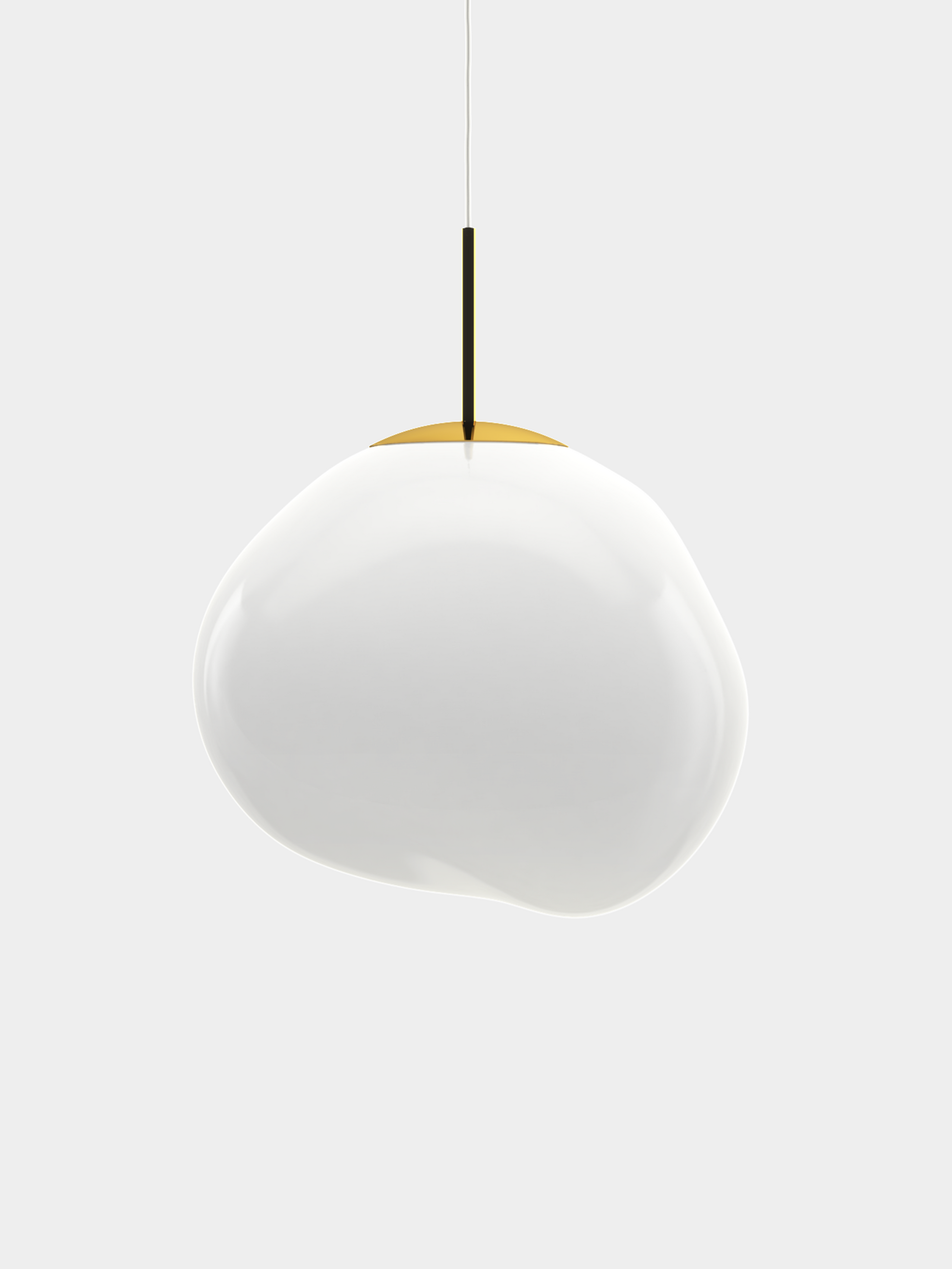 Melt Pendant Opal/Gold LED CB-CCC LED / Medium / Gold