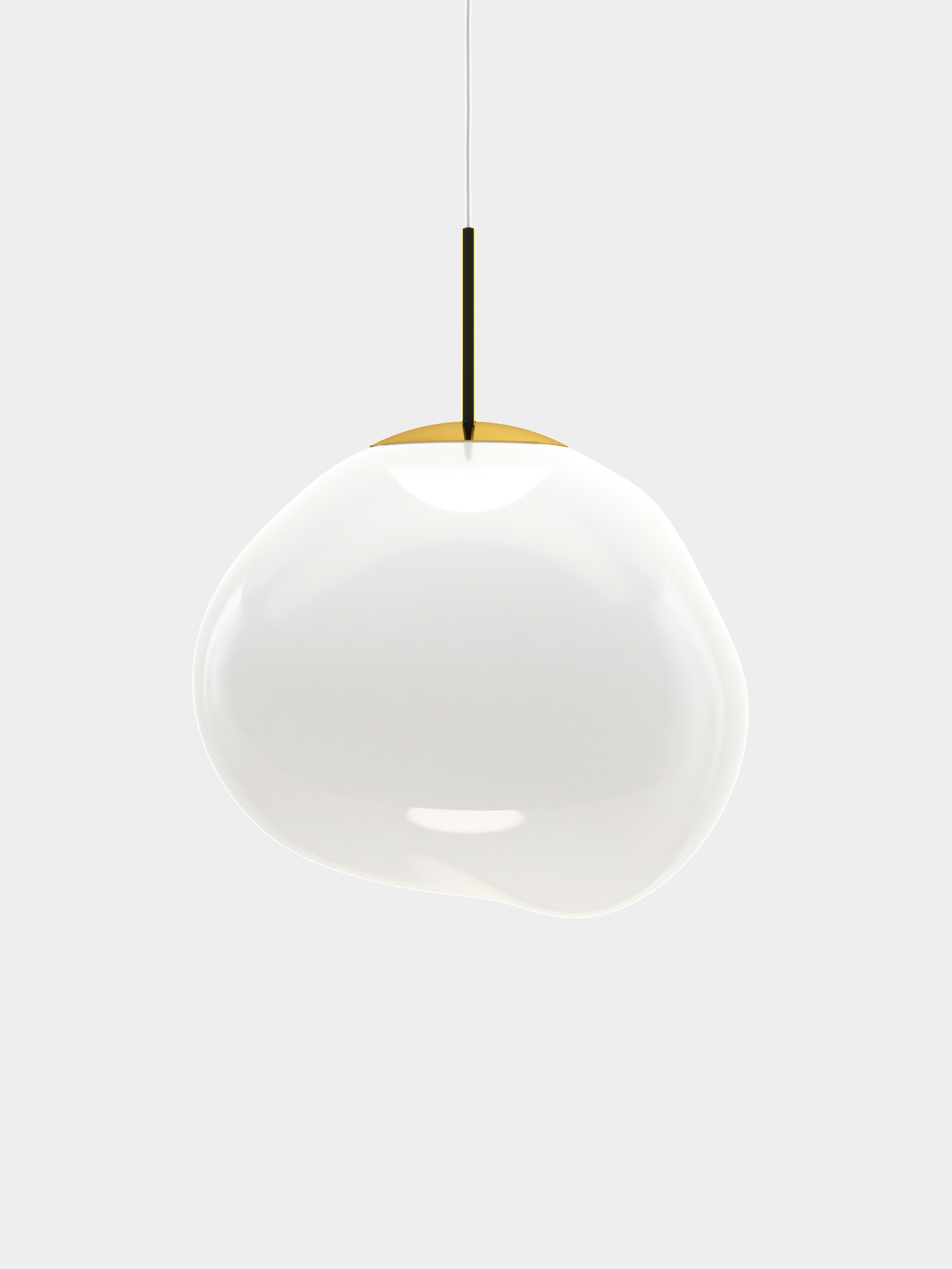 Melt Pendant Opal/Gold LED CB-CCC LED / Medium / Gold