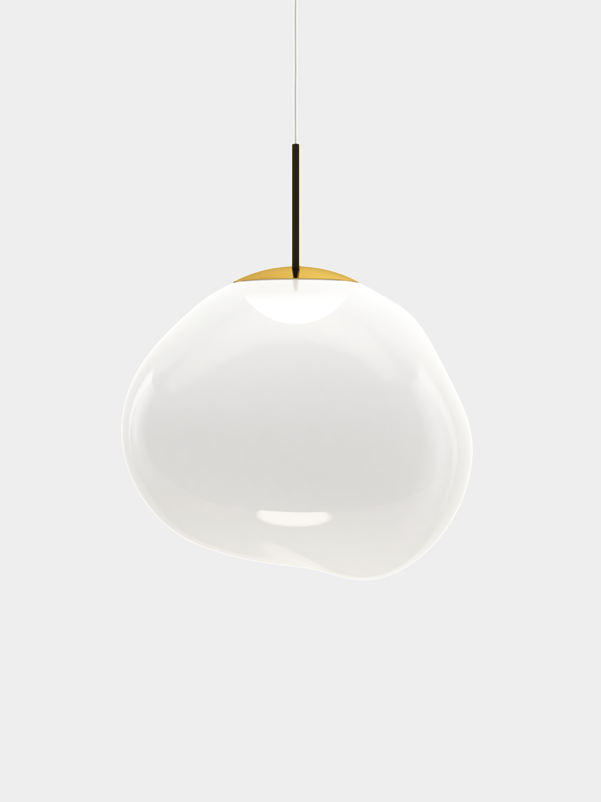 Melt Pendant Opal/Gold LED CB-CCC LED / Medium / Gold