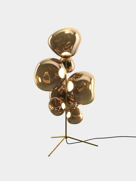 Melt Floor Chandelier Bronze LED UN USA LED / Bronze
