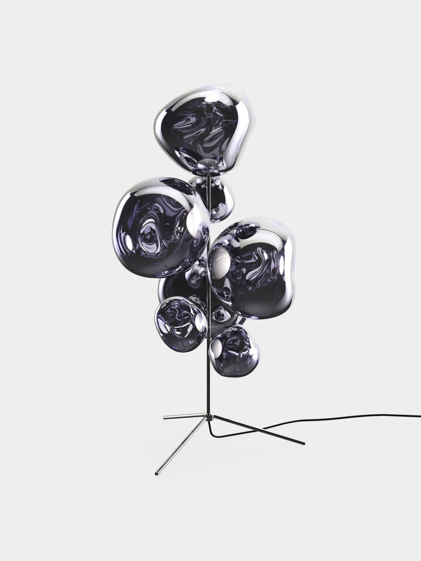 Melt Floor Chandelier Smoke LED UN USA LED / Smoke