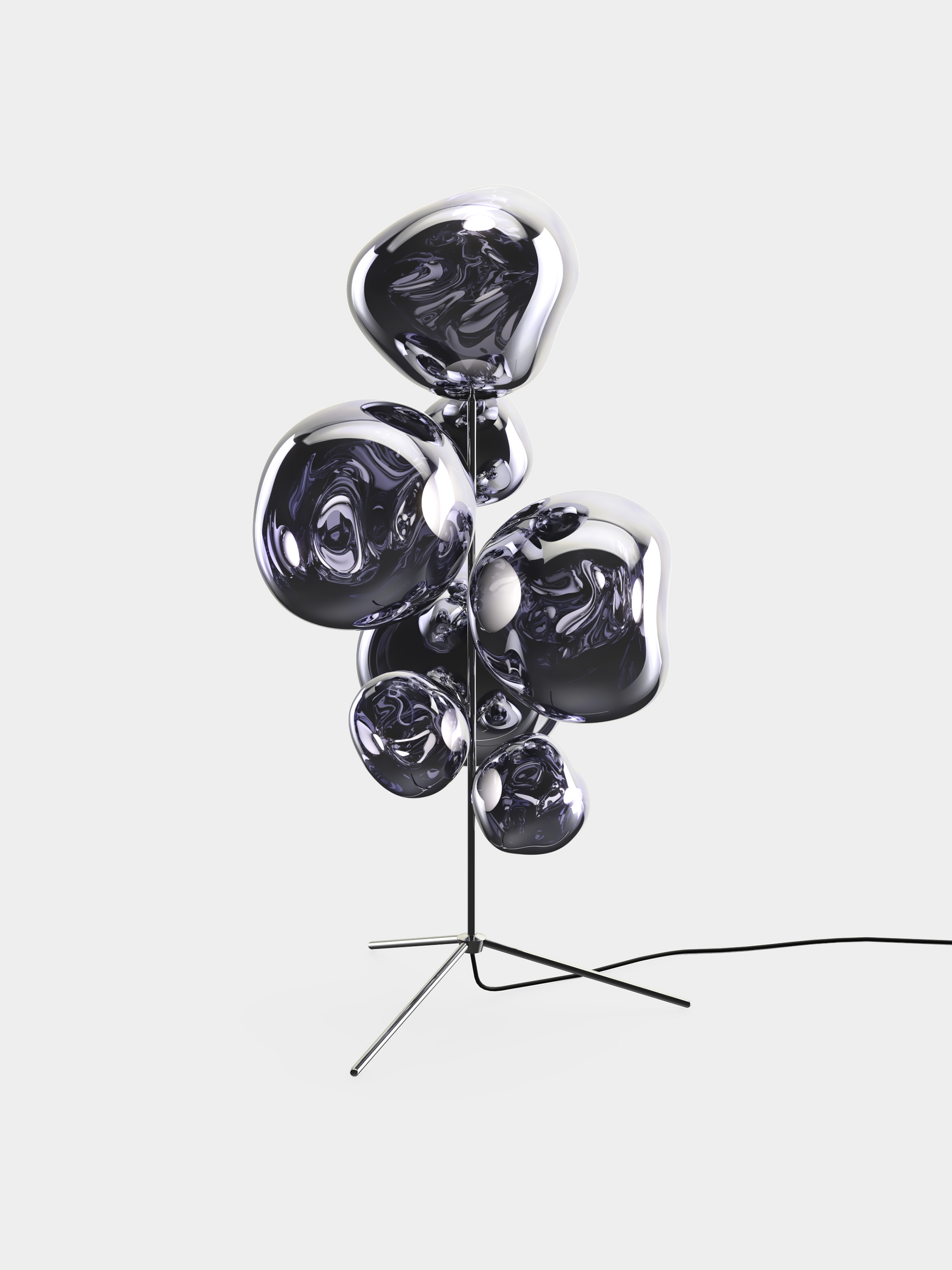 Melt Floor Chandelier Smoke LED UN USA LED / Smoke