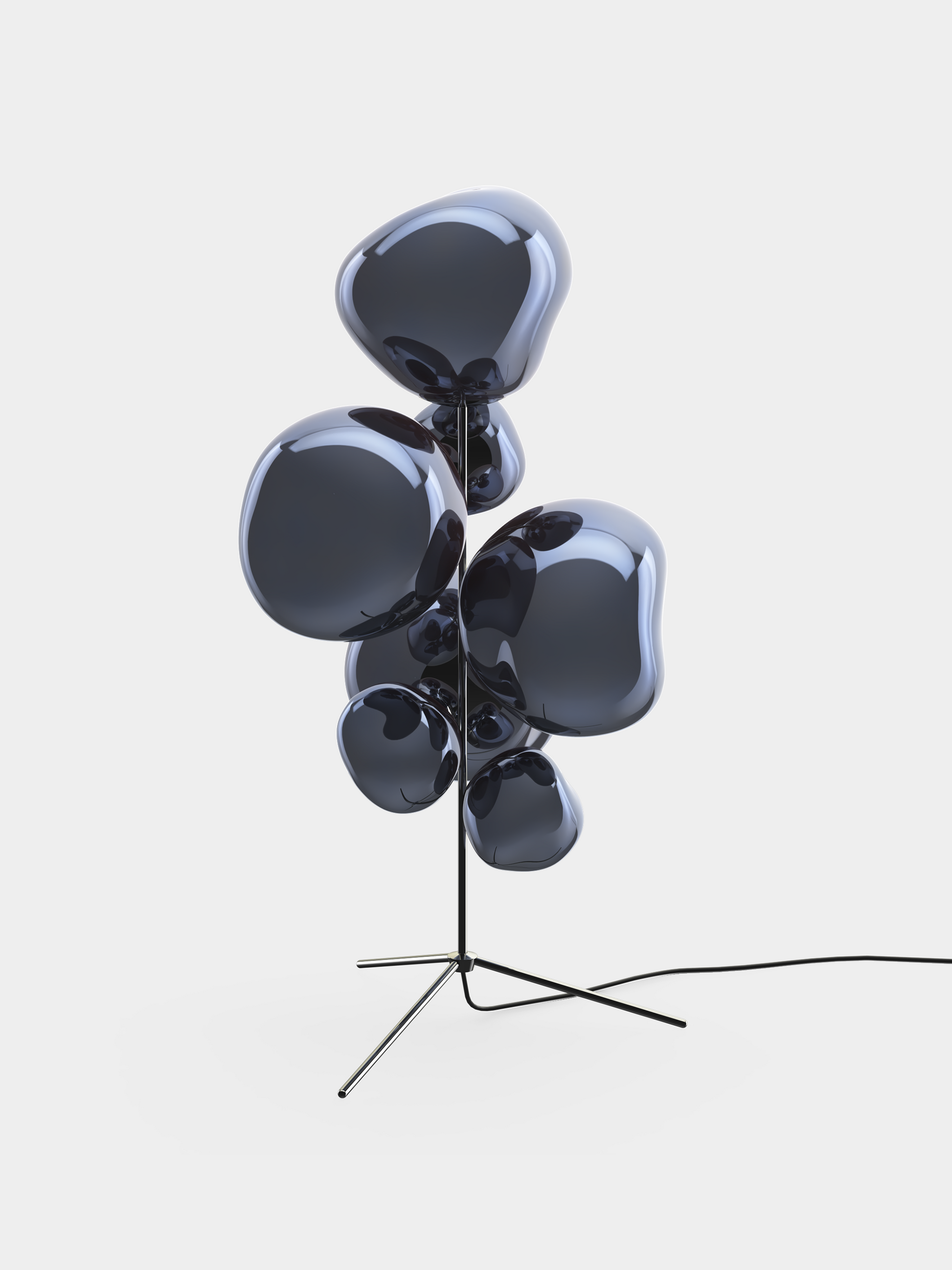 Melt Floor Chandelier Smoke LED UN USA LED / Smoke
