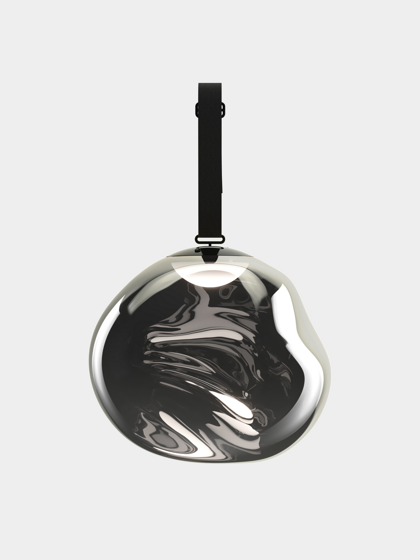 Melt Portable Floor/Hanging Silver Black LED UN USA