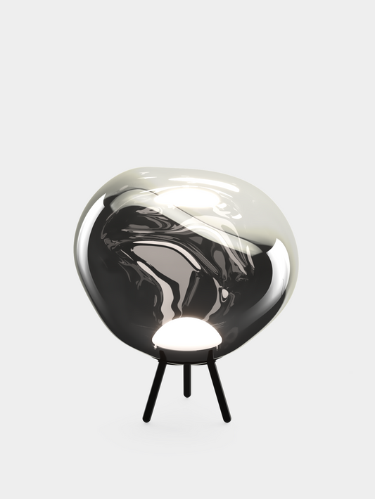 Melt Portable Floor/Hanging Silver Black LED UN USA LED / Large / Silver