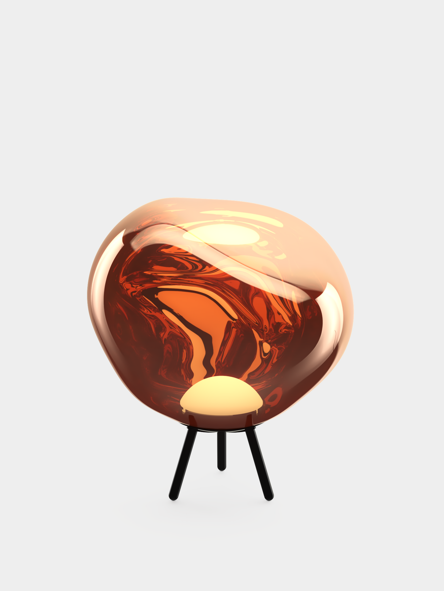 Melt Portable Floor/Hanging Copper Black LED UN USA LED / Large / Copper