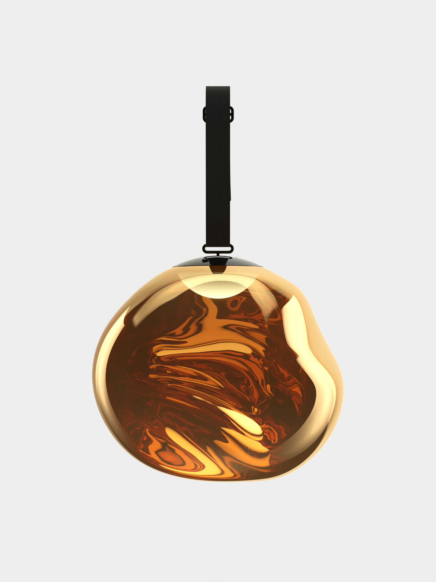 Melt Portable Floor/Hanging Gold Black LED UN USA