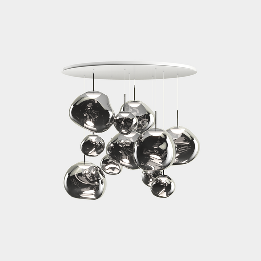 Melt Pendant System Mega Silver LED EU LED / Mega / Silver