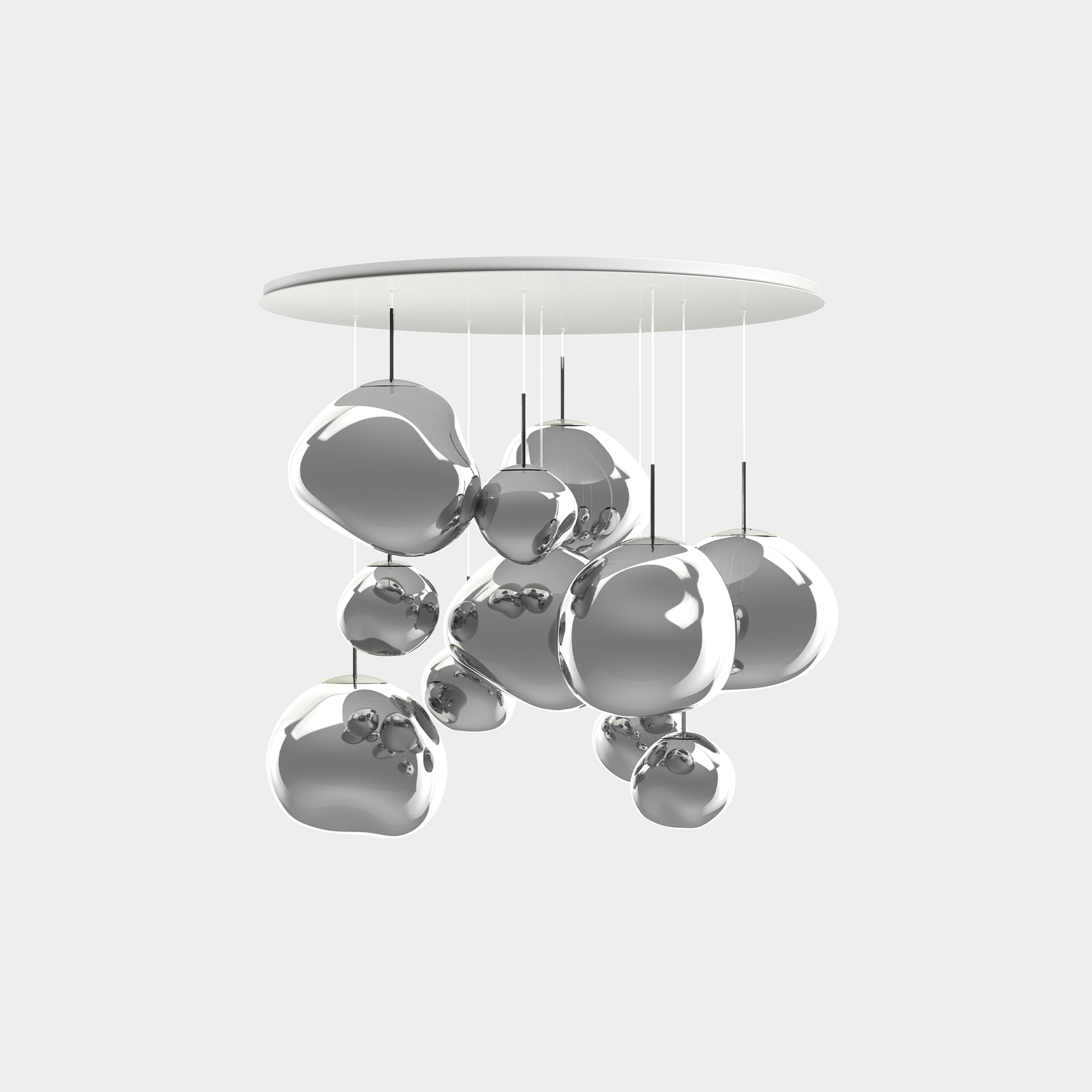 Melt Pendant System Mega Silver EU Bulb / Mega / Silver