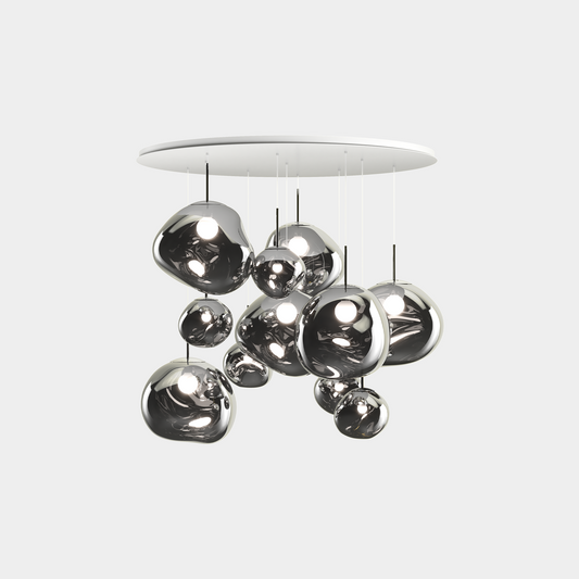 Melt Pendant System Mega Silver EU Bulb / Mega / Silver