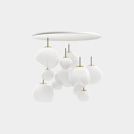Melt Pendant System Mega Opal/Gold EU Bulb / Mega / Gold