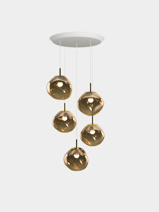 Melt Pendant System Mini Round Bronze EU LED / Mini-Round / bronze