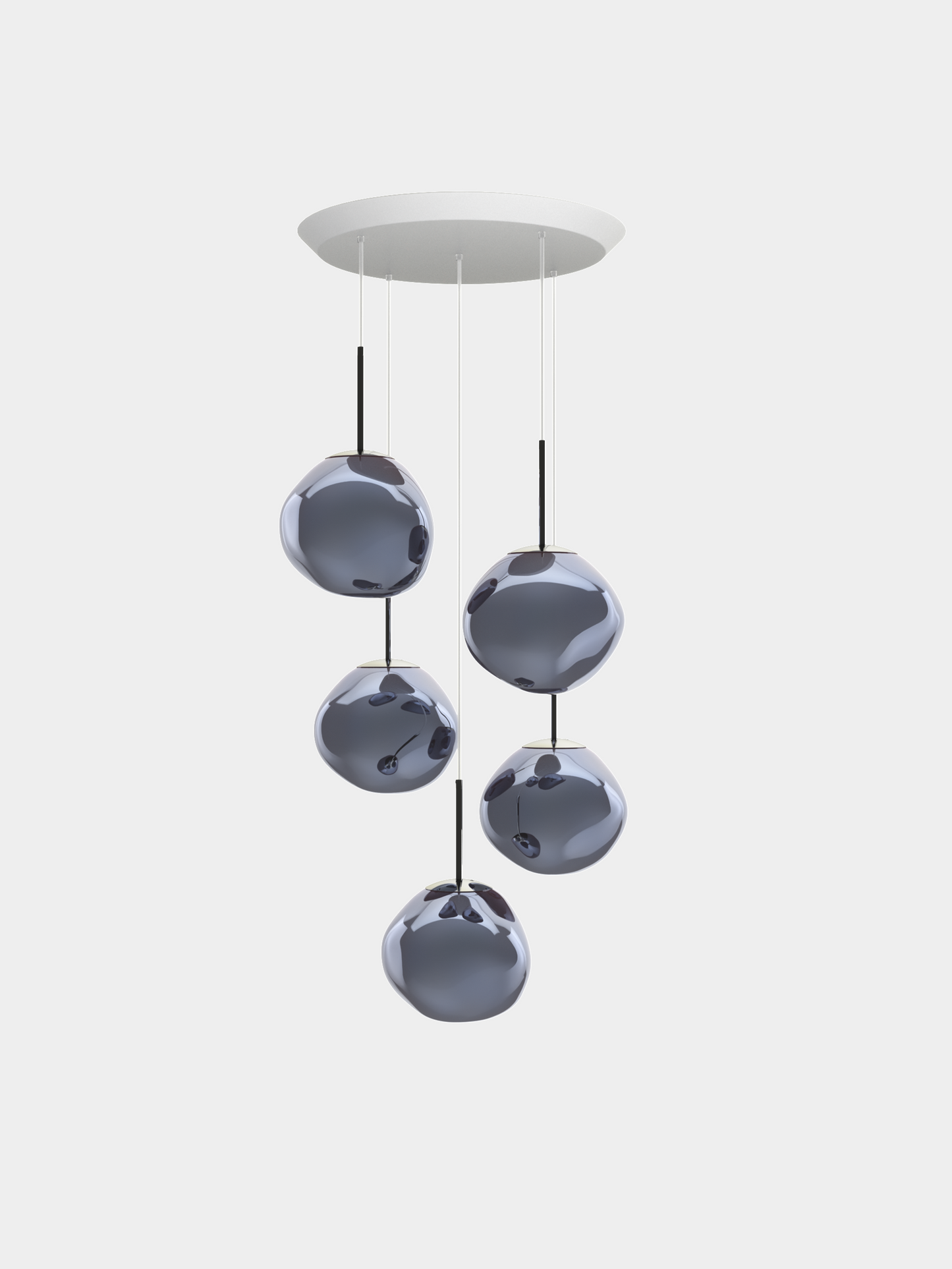 Melt Pendant System Mini Round Smoke EU Bulb / Mini-Round / Smoke