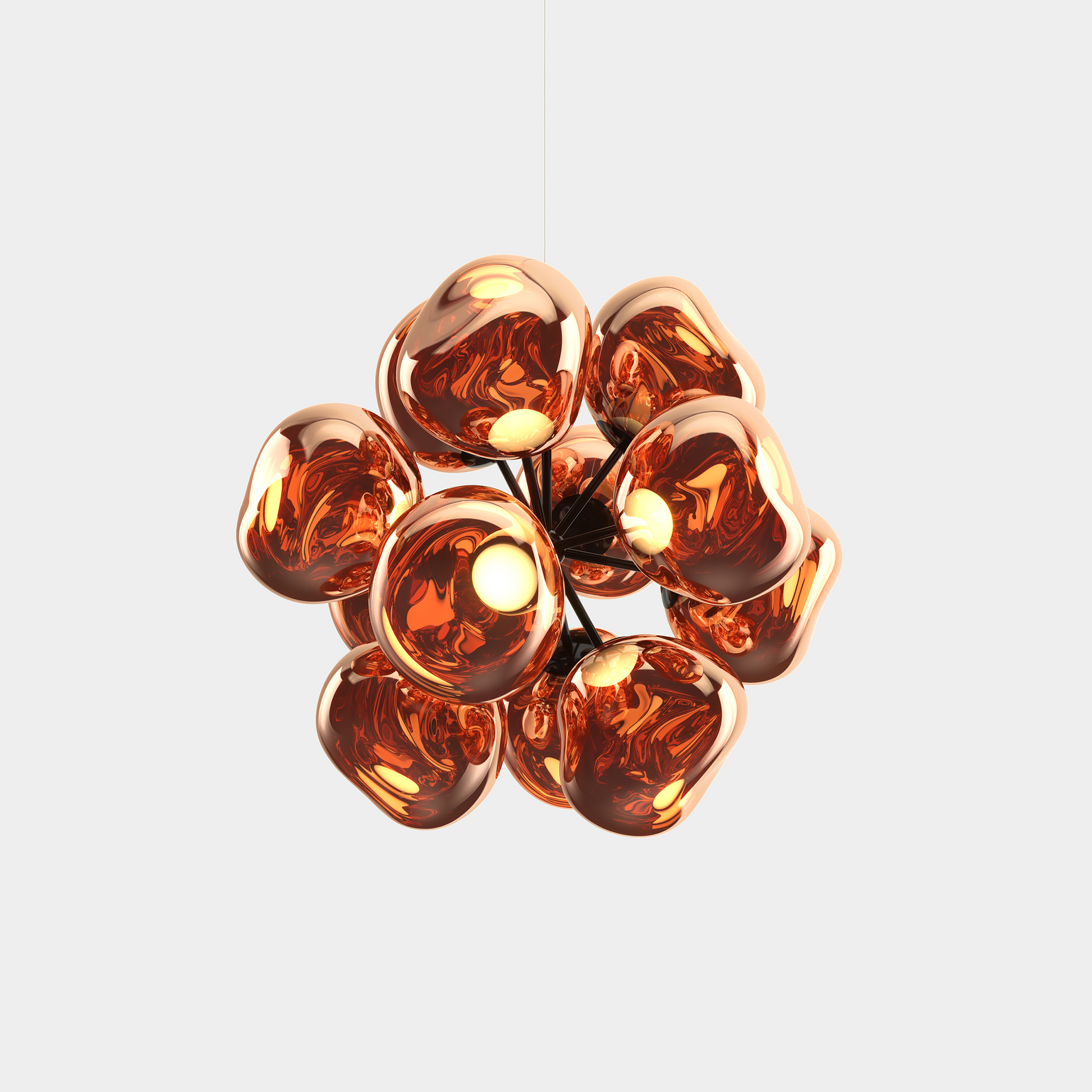 Melt Burst Chandelier Copper LED CB (EU MEC03CO-CEUM4)