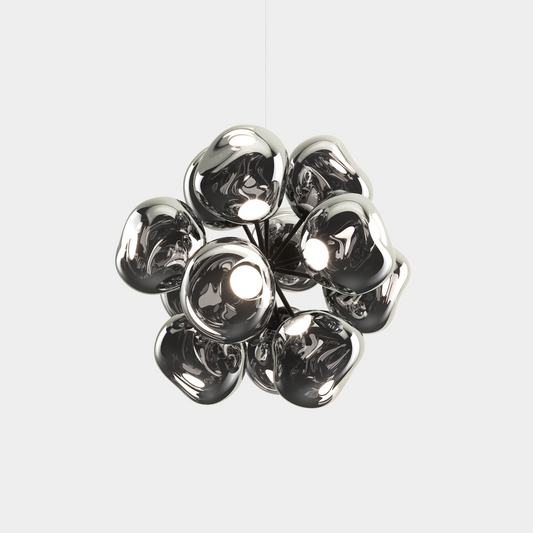 Melt Burst Chandelier Silver LED CB (EU MEC03SI-CEUM4)