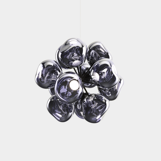 Melt Burst Chandelier Smoke LED CB