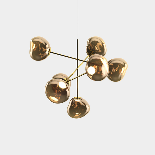 Melt Chandelier Large Bronze LED CB