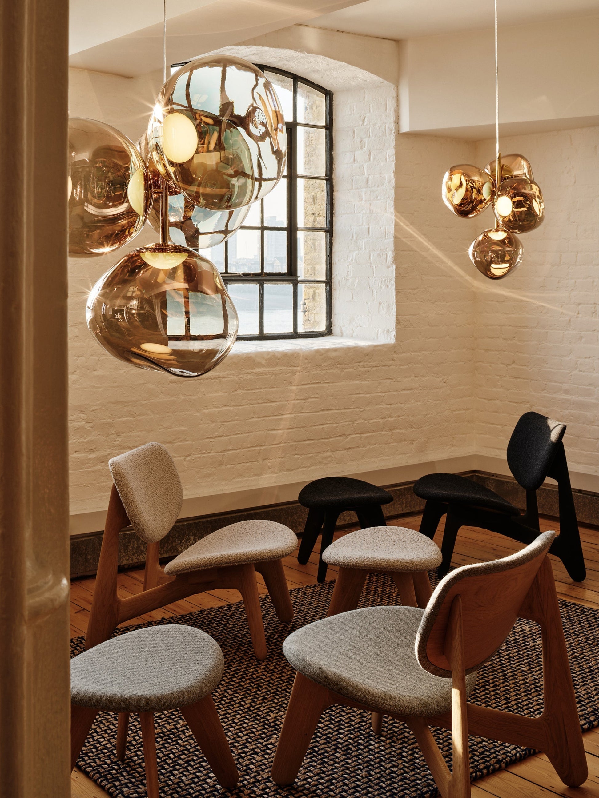 Melt Chandelier Small Bronze LED CB