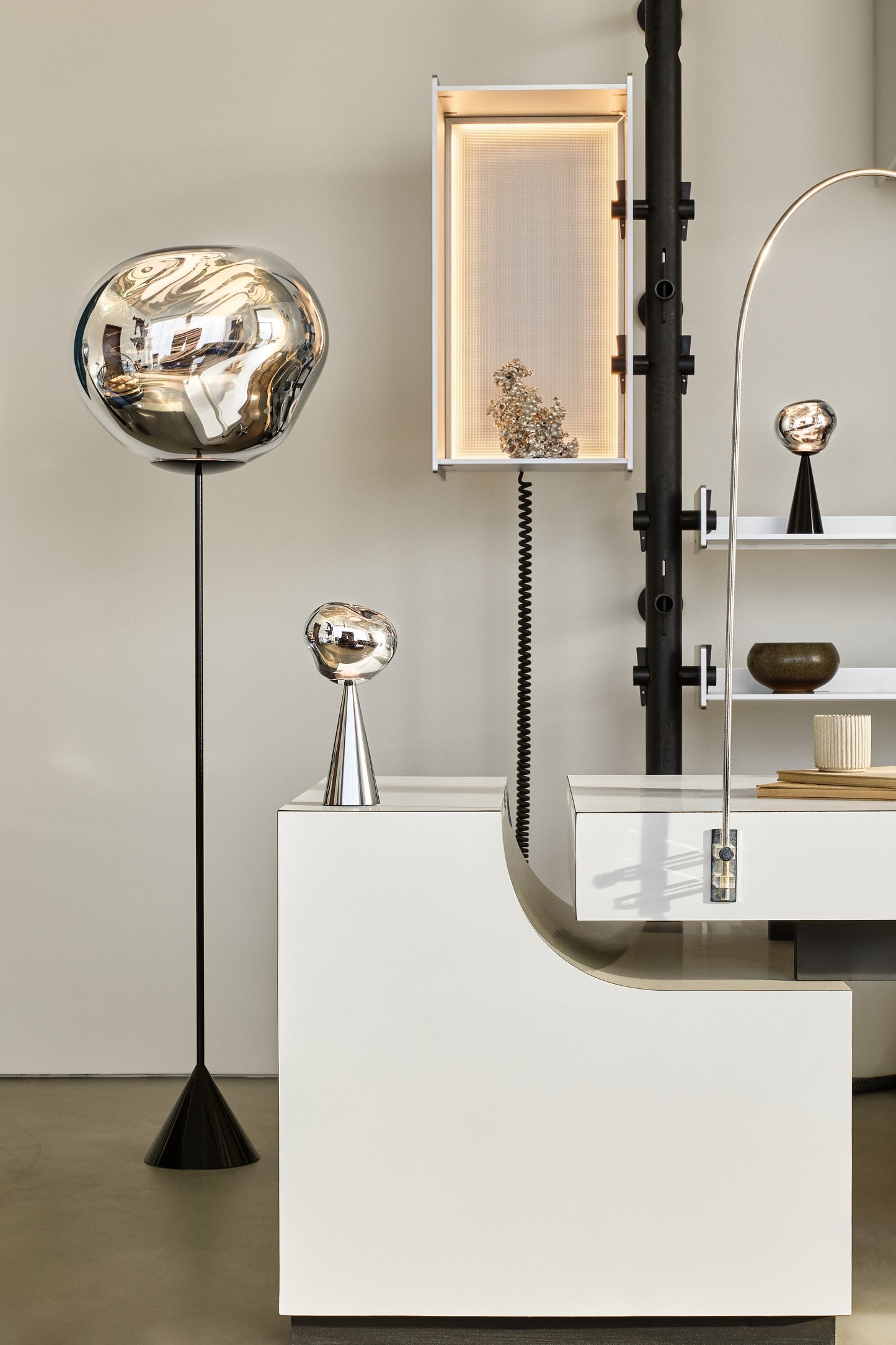 Melt Cone Slim Floor Copper LED UN USA