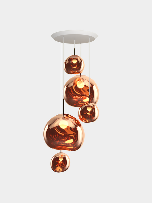 Melt Pendant System Large Round Copper EU
