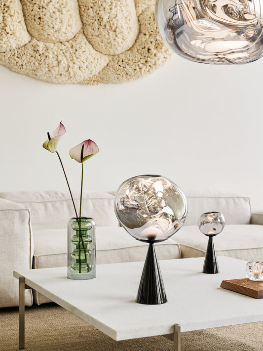 Melt Cone Fat Table Silver LED UN USA