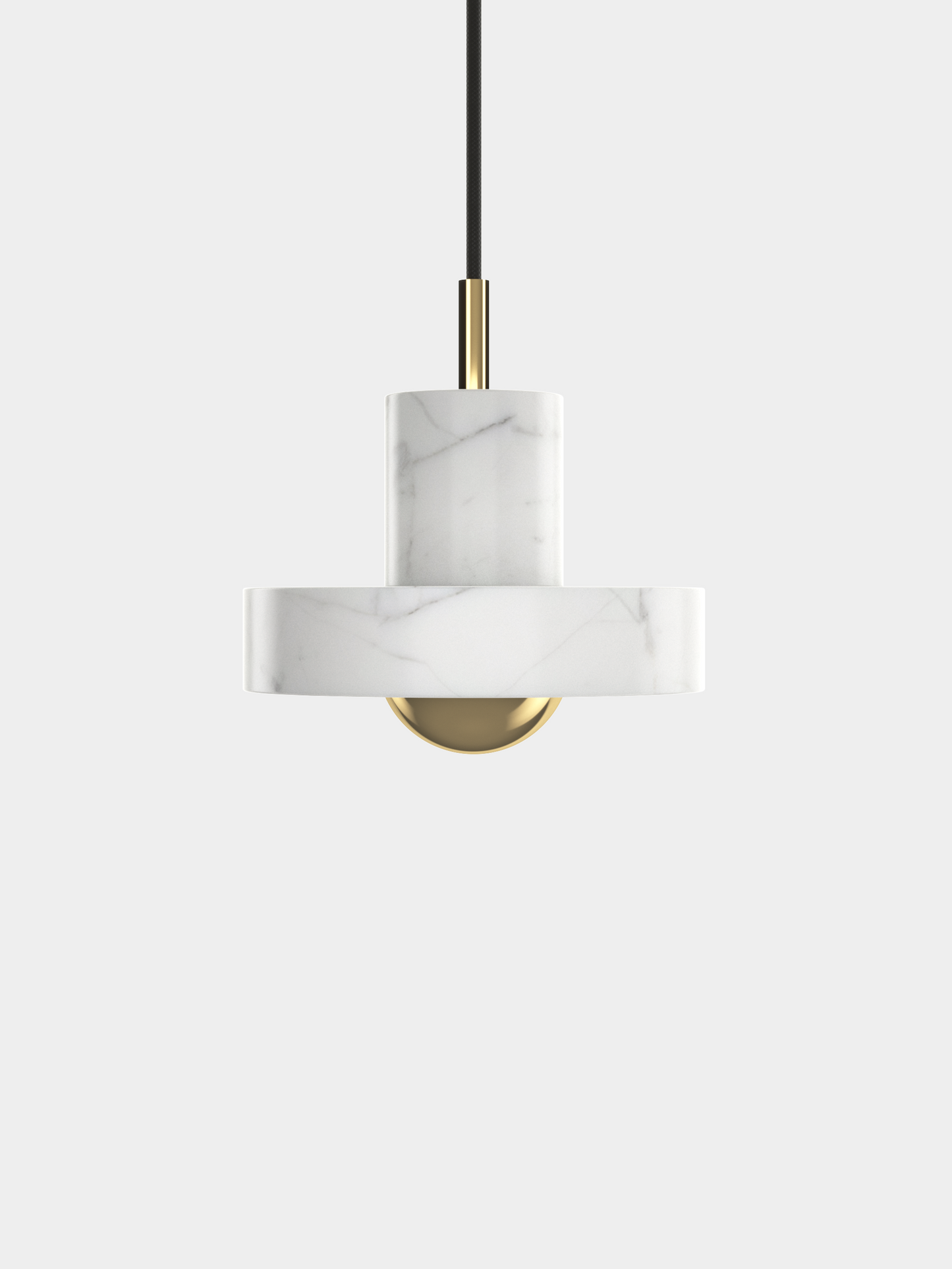 Stone Pendant Gold LED CB-CCC LED / Small / Gold