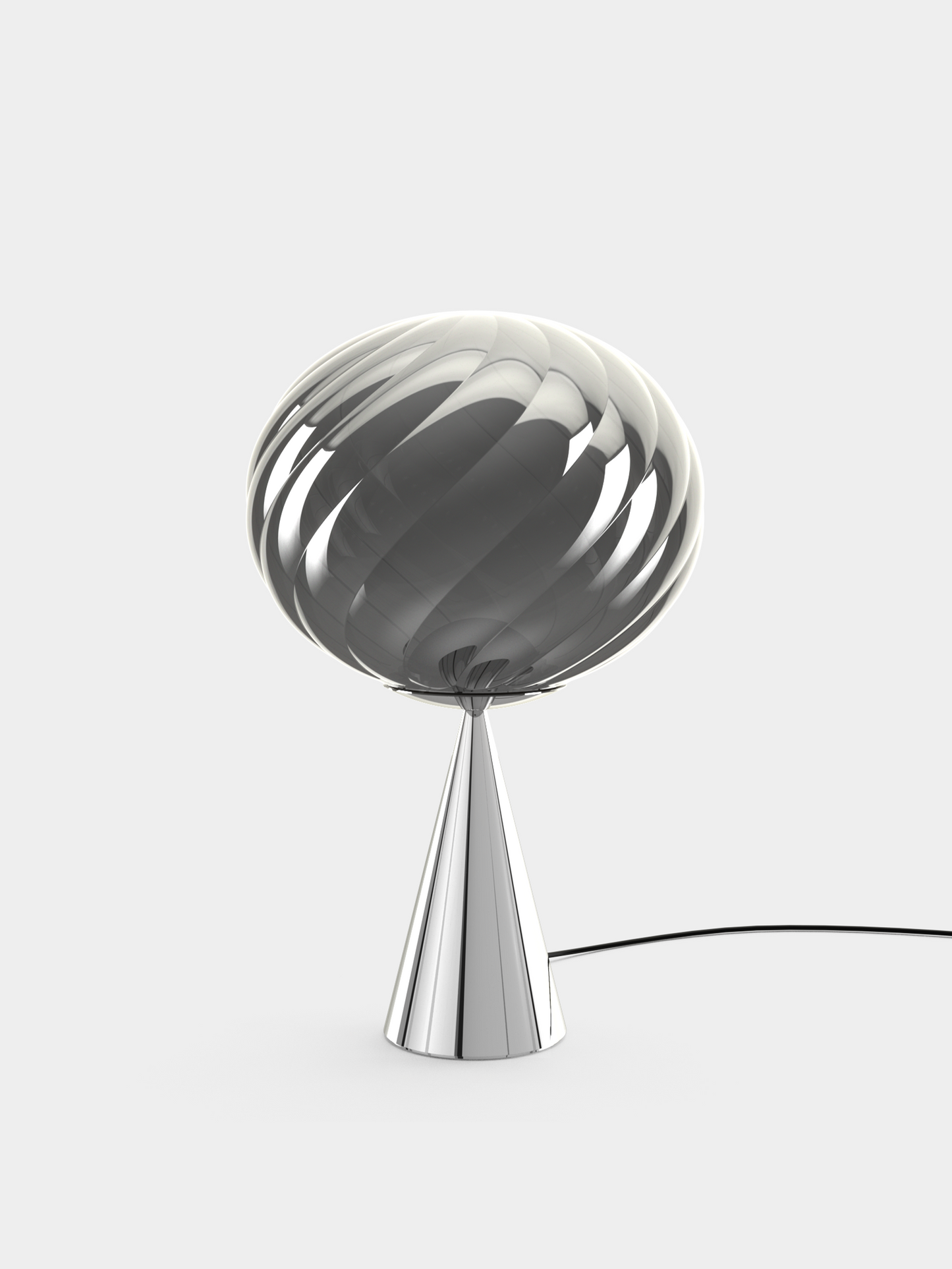 Whirl Cone Fat Table Silver/Silver LED UN (USA WHS01CH-TUN02M2) LED / Silver / Silver