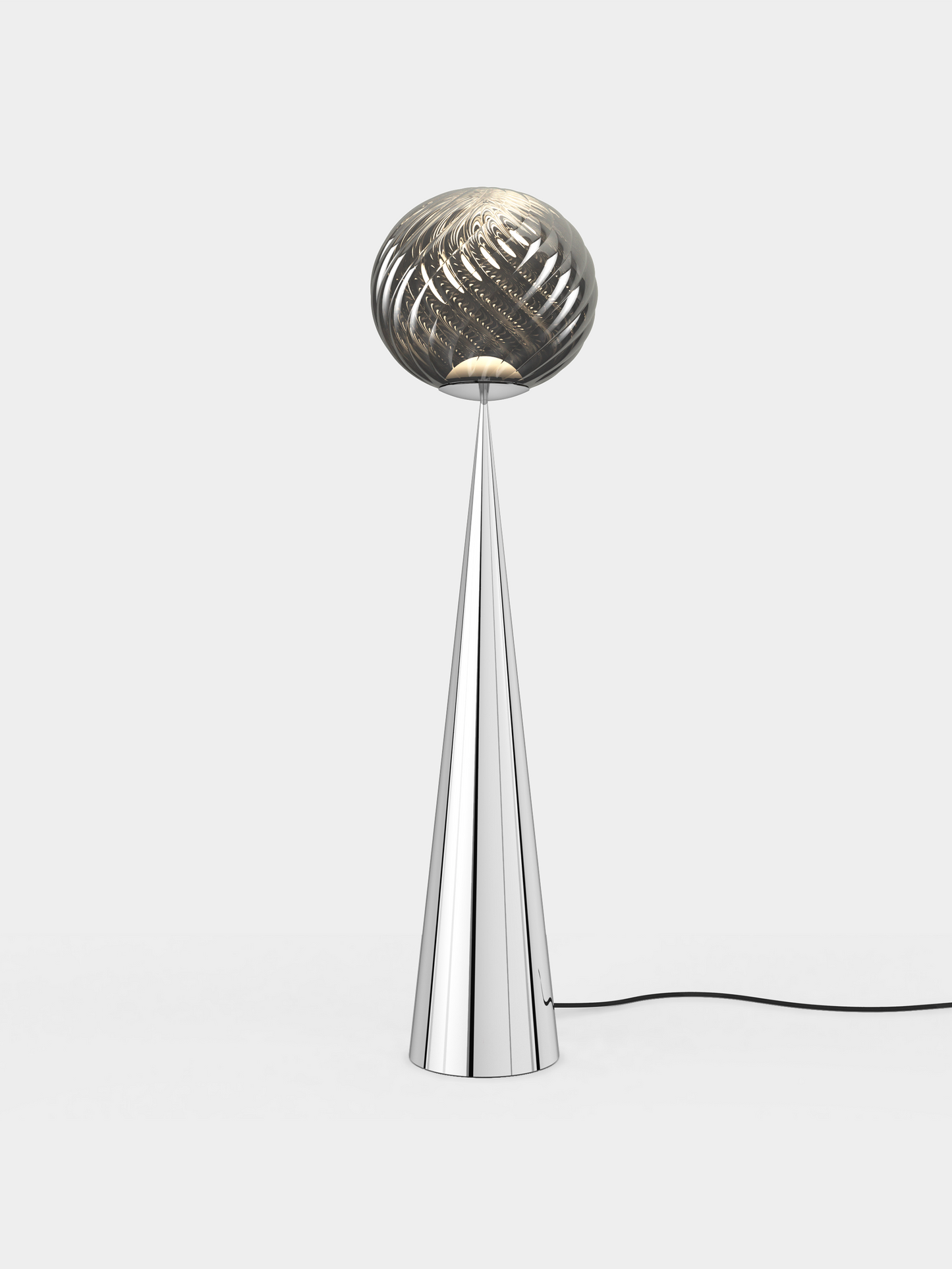 Whirl Cone Fat Floor Silver/Silver LED UN USA