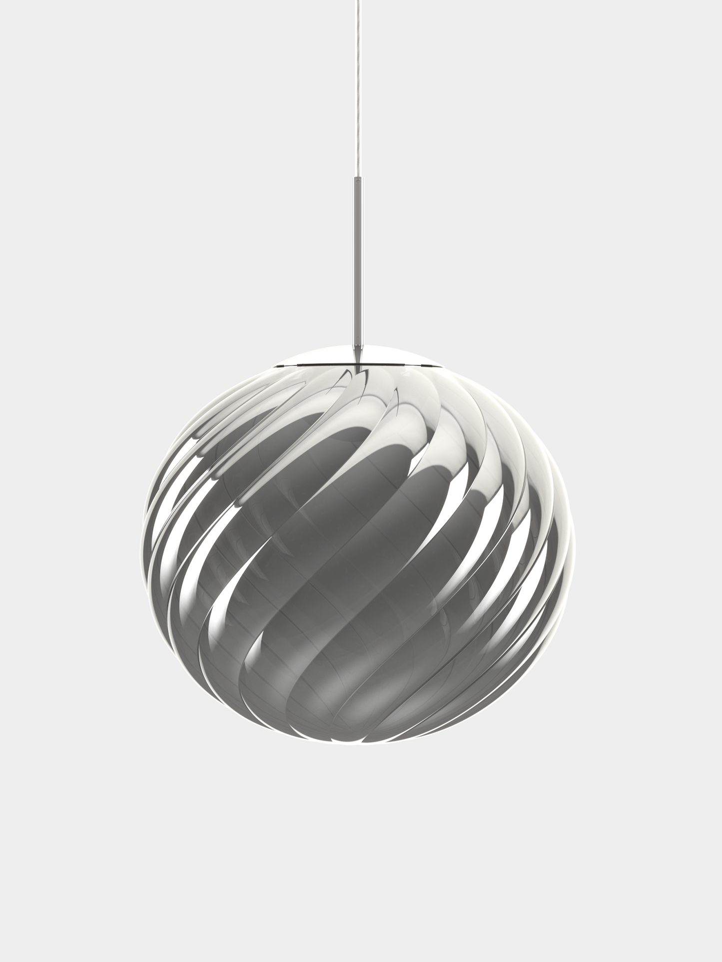 Whirl Pendant 45cm Silver LED CB-CCC LED / Large / Silver